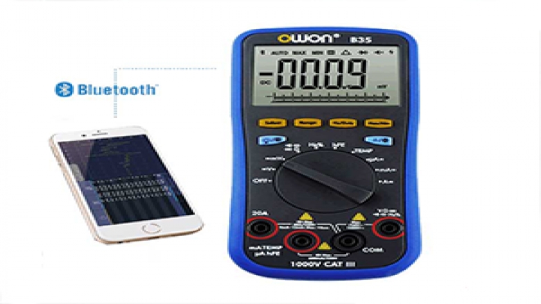 نسل جدید مولتی متر دیجیتال بلوتوثی و حافظه دار مدل B35T+