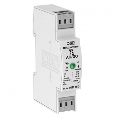 برقگیر، سرج ارستر، صاعقه گیر OBO تیپ III، کلاس D برقگیر، سرج ارستر، صاعقه گیر OBO تیپ III، کلاس D