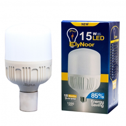 لامپ ال ای دی LED استوانه ای15 وات اِلی نور | مهتابی لامپ ال ای دی LED استوانه ای15 وات اِلی نور | مهتابی