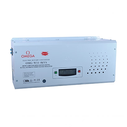 استابلایزر تکفاز سروو موتوری دیواری 8000 ولت آمپر استابلایزر تکفاز سروو موتوری دیواری 8000 ولت آمپر