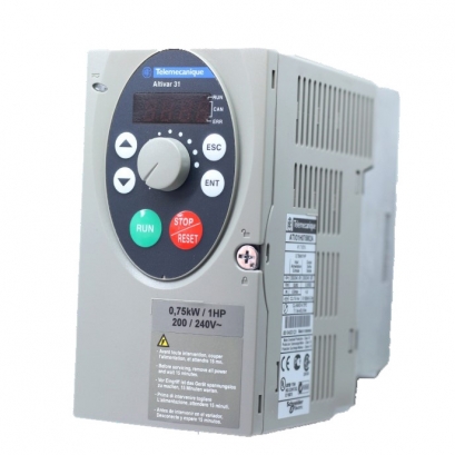 اینورتر اشنایدر تک فاز 0.37Kw مدل ATV31 اینورتر اشنایدر تک فاز 0.37Kw مدل ATV31